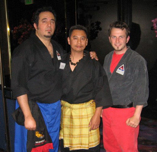 One of my Silat friends with Inst. Michael Klockner